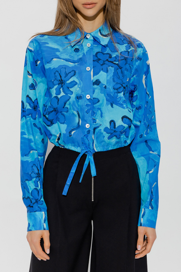 Blue Floral shirt Marni - Vitkac Canada